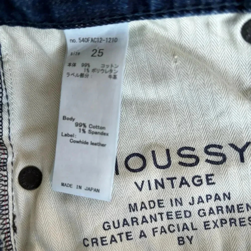 Moussy Vintage Emma Cropped Flare Jeans in Dark Wash Size 25 - Picture 8 of 8